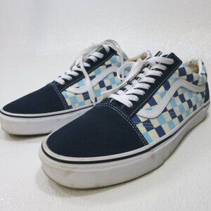 Vans Old Skool Primary Check Canvas Footwear Casual Shoe Men's Shoe's Sz 11.5